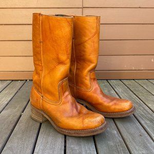 Vintage Black Label FRYE Campus Boot in Sunrise Leather